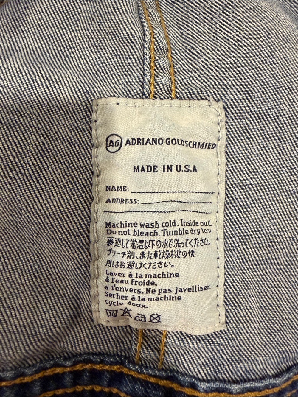 AG Robyn denim jacket Medium - Picture 4 of 6
